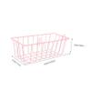 Luxshiny 2-Pack Iron Hay Rack for Guinea Pigs and Chinchillas, Pink view 2
