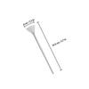 White Facial Mask Brush with Wooden Handle and Nylon Bristles view 2