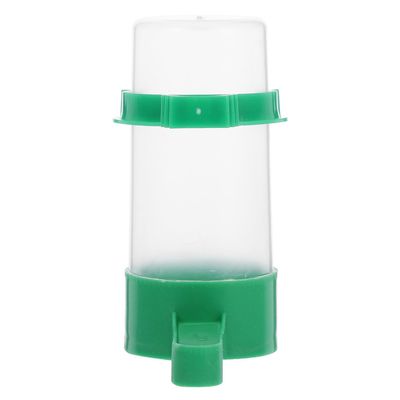Automatic Bird Water Dispenser, 5-Pack, Plastic, Green