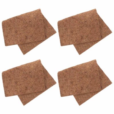 BESTOMZ Natural Coconut Fiber Reptile Carpet, 4-Pack for Terrariums