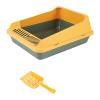 osi... Open Cat Litter Box with High Sides, Easy to Clean, for Indoor Cats, Durable, with Scoop view 1