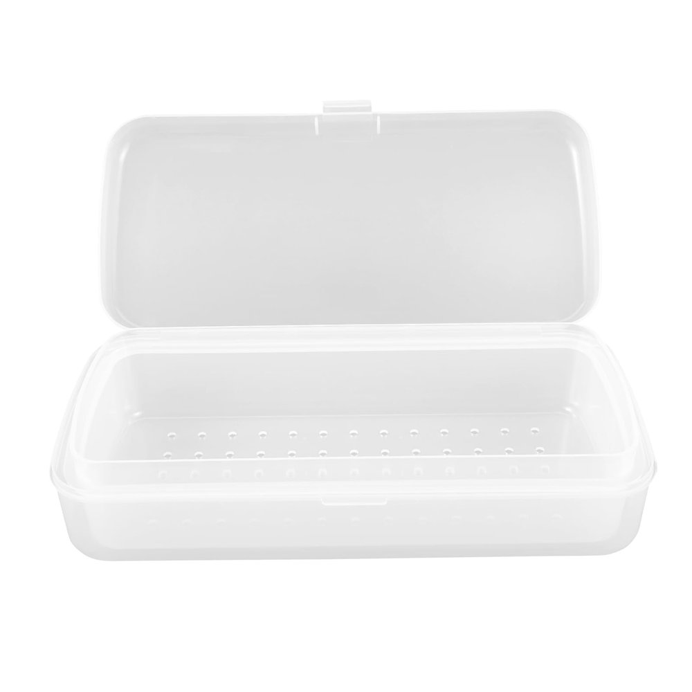 HOMSFOU Nail Tool Sterilization Box with Removable Tray