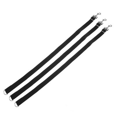 Toddmomy Adjustable Nylon Bucket Hanging Straps, Black, 3-Pack
