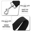 Toddmomy Adjustable Nylon Bucket Hanging Straps, Black, 3-Pack view 3