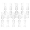 TEHAUX 240-Piece ABS Manicure Practice Color Cards view 1