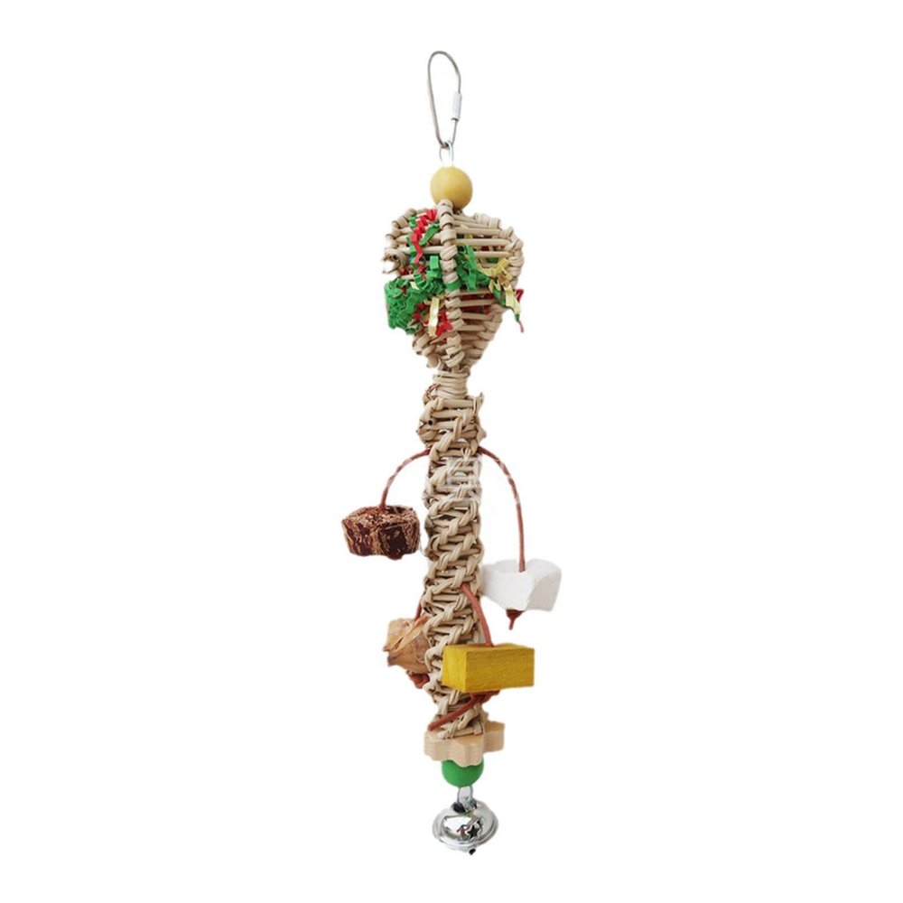 Chew Toy for Budgies and Cockatiels: Hanging Parrot Toy
