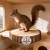 Natural Wood Platform Perch for Parrots and Small Pets view 4