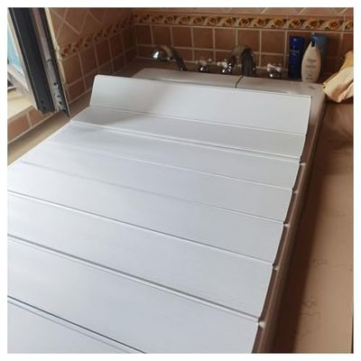 Foldable PVC Bathtub Cover and Tray, Waterproof, 0.6 cm Thick