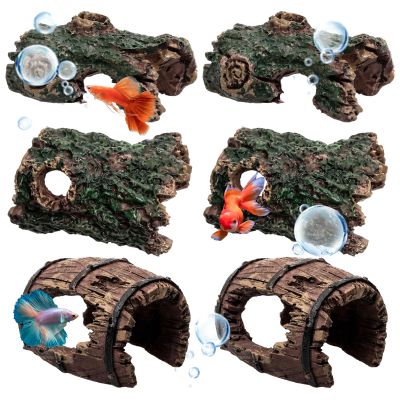 ZYEKIU 6-Piece Aquarium Decoration Set