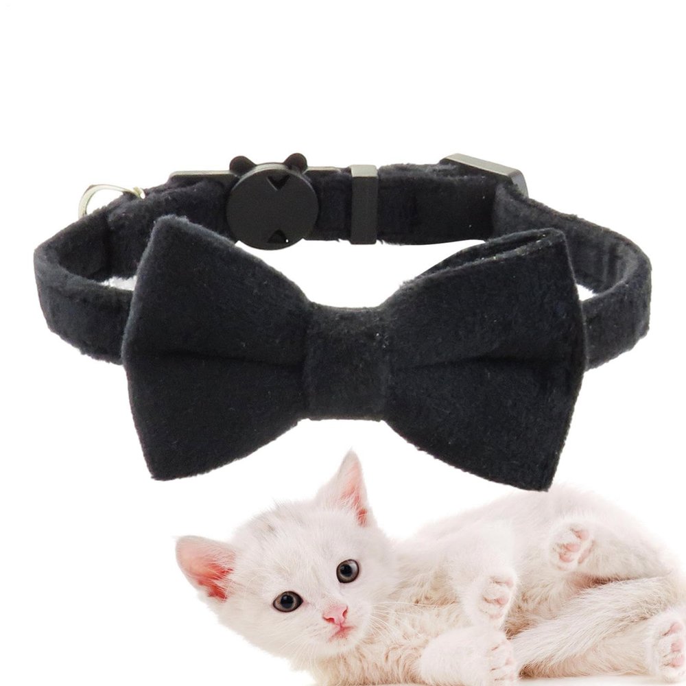 Pet Collar with Bell | Dog Collar with Bow Tie and Bell - Pet Supplies for Outdoor Activities