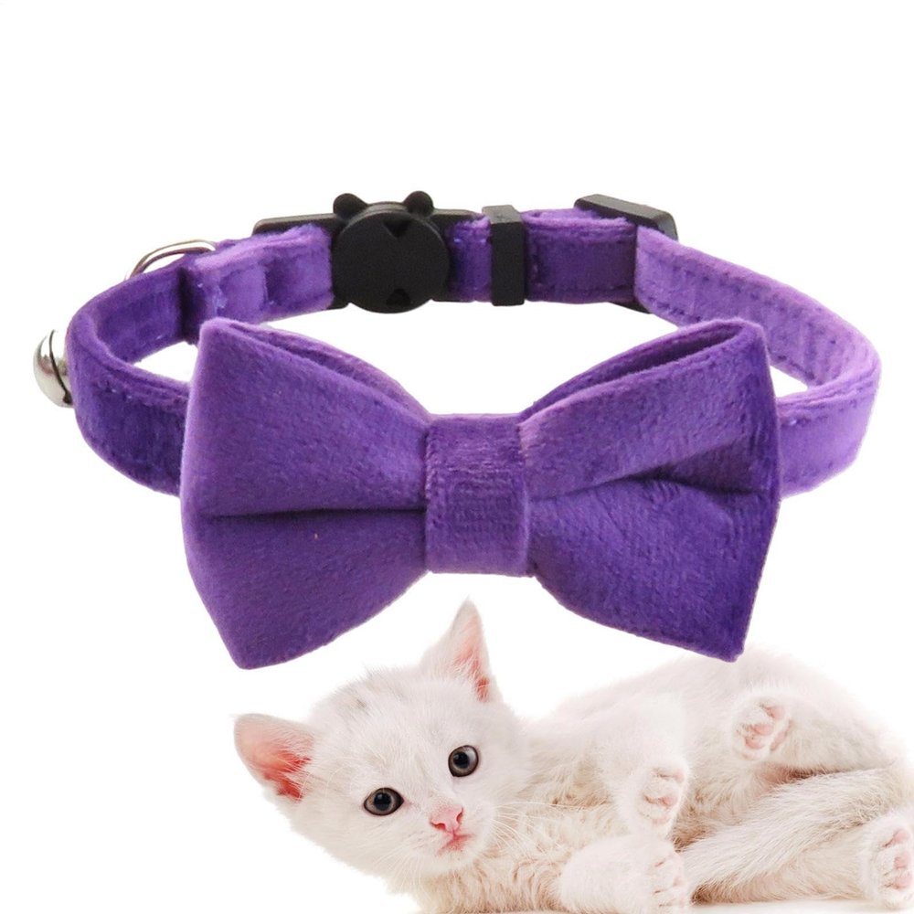 FVPKYUR Dog Bowtie Collar with Bell