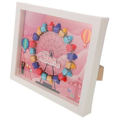 MAJORMENCH Baby Tooth Storage Box, Ferris Wheel Design