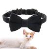 Bow Tie Dog Collar with Bell view 1