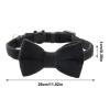 Bow Tie Dog Collar with Bell view 4