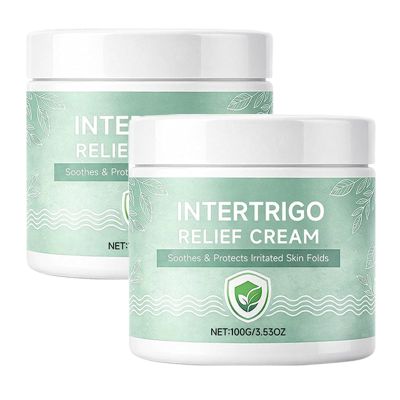 Intertrigo Cream, Skin-Fold Protection Cream, 2-Pack
