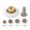 4-Piece 20/23/25/27 mm Shower Enclosure Rollers, Sliding Door Rollers for Bathroom (4 pcs, 20 mm) view 3