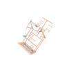 YIUPEDRFG Wooden Bird Playground with Ladder, Swing and Feeding Bowls view 3