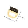 Lurrose 2-Piece ABS Beard Brush Set with Comfortable Handle view 2