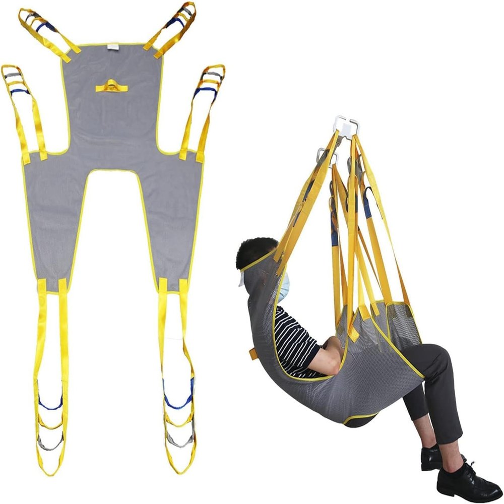 Full-Body Mesh Patient Lift Sling, 230 kg Capacity