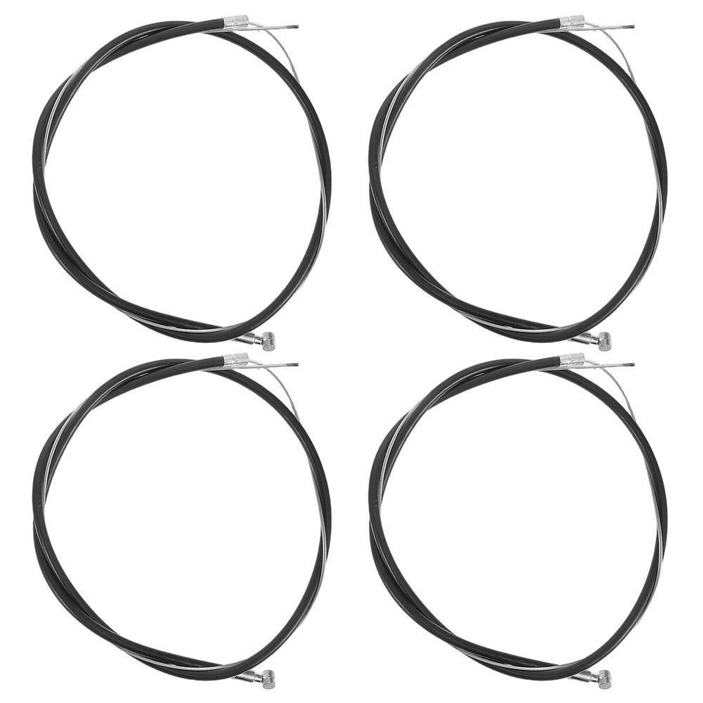 Outanaya Wheelchair Brake Cables, 4-Pack, Steel and Plastic