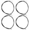 Outanaya Wheelchair Brake Cables, 4-Pack, Steel and Plastic view 1