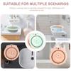 MAJORMENCH 2-Piece Foldable Baby Wash Basins, PP and Silicone, Cute Cartoon Design view 3