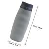 MAGICLULU 580 mL Foldable Silicone Water Bottle with Lightweight Design and Carrying Loop view 2