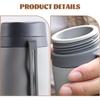 MAGICLULU 580 mL Foldable Silicone Water Bottle with Lightweight Design and Carrying Loop view 3