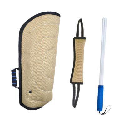 YIUPEDRFG Durable Dog Bite Training Set with Protective Sleeve and Training Stick