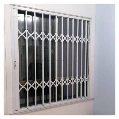 Retractable Safety Gate for Sliding-Folding Windows, Childproofing for Balconies and Kitchens