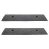 Tofficu 2-Piece PE Plastic Loading Ramps for Motorcycles and Bicycles view 1