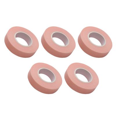 Abaodam Self-Adhesive Breathable Nonwoven Tape for Eyelash Extensions, 5 Rolls