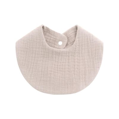 Tmboryuu Cotton Baby Bib, U-Shaped Drool Bib for Newborns