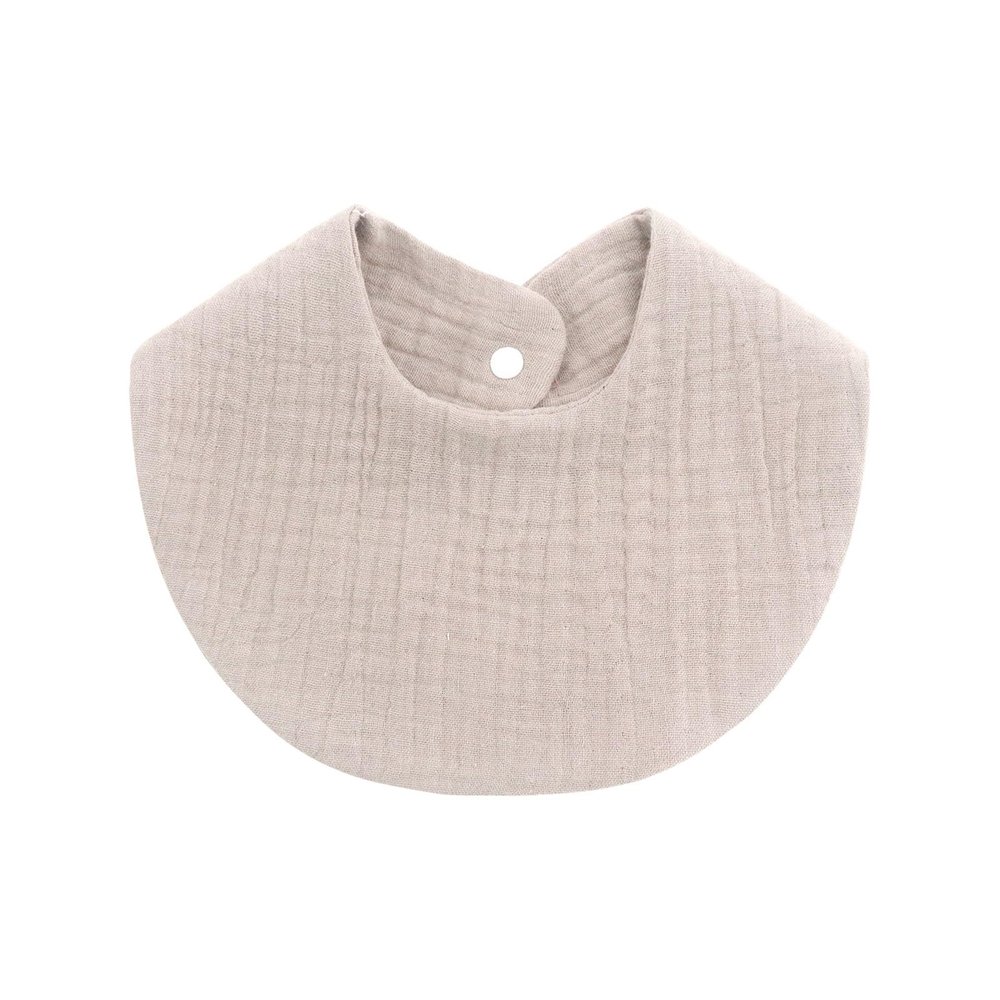 Tmboryuu Cotton Baby Bib, U-Shaped Drool Bib for Newborns
