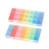 VICASKY 2-Pack Colorful 7-Day Pill Organizer, 21 Compartments view 1