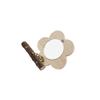 YIUPEDRFG Wooden Play Mirror for Parrots and Budgies with Perch view 4