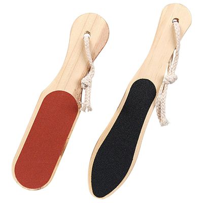 Double-Sided Wooden Foot File for Callus Removal