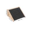 SEWACC Stable Wooden Dog Stairs with Non-Slip Surface, Space-Saving Design for Tight Spaces, for Older and Injured Dogs and Cats view 2