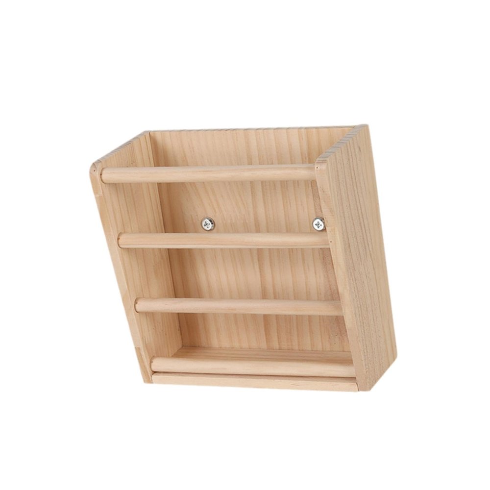predolo Wooden Hay Feeder for Small Animals, 18 x 18 x 6 cm