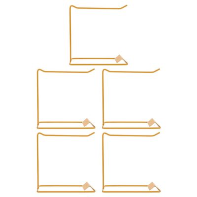 INOOMP 5-Piece Gold Metal Nail Art Display Stands