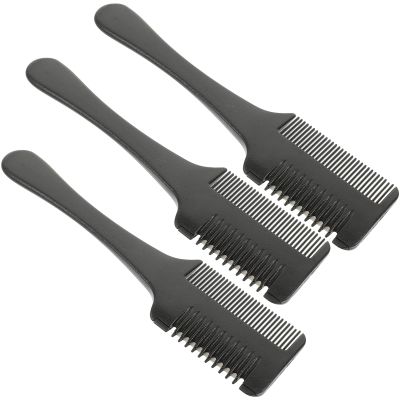 MAGICLULU 3-Piece Double Razor Comb Set, Black