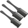 MAGICLULU 3-Piece Double Razor Comb Set, Black view 1