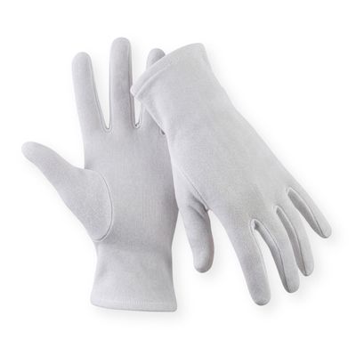 Medi-Inn CLASSIC Cotton Tricot Gloves, Size M, 50 x 12 Pairs (600 Pairs), 100% Cotton, Pure White, Breathable