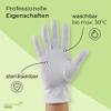 Medi-Inn CLASSIC Cotton Tricot Gloves, Size M, 50 x 12 Pairs (600 Pairs), 100% Cotton, Pure White, Breathable view 3