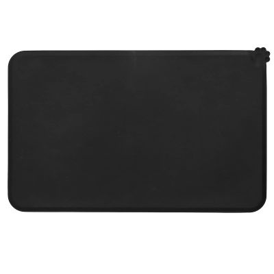 MEEVINWH Premium Silicone Pet Feeding Mat, Black