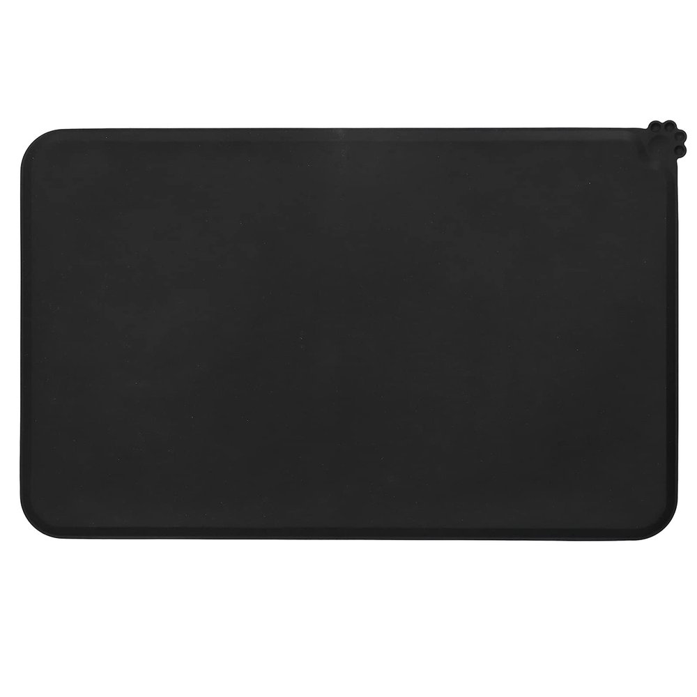 MEEVINWH Premium Silicone Pet Feeding Mat, Black