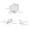 Alipis 310-Piece Transparent Acrylic Ice Cubes for Vase Filling and Wedding Table Decor view 2