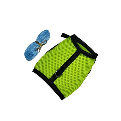 YIUPEDRFG Cute Rabbit Harness with Leash and Soft Collar for Kittens, Rabbits, and Small Pets, Blue, Size L