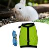 YIUPEDRFG Cute Rabbit Harness with Leash and Soft Collar for Kittens, Rabbits, and Small Pets, Blue, Size L view 3