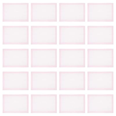 HOMSFOU 100 Pack Disposable Rabbit PIPI Pads